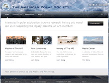 Tablet Screenshot of americanpolar.org